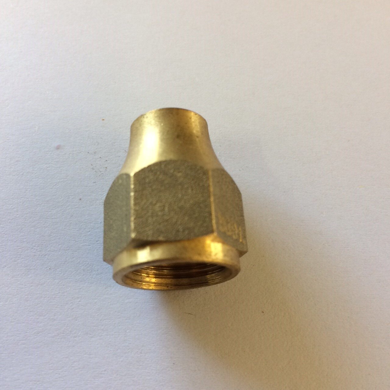 No.6 SAE Brass Flare Nut - High-Quality Fittings for Plumbing